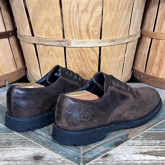 Timberland Concourse Bucks 56583 Brown Leather Waterproof Oxfords Shoes Mens 10 main image 8